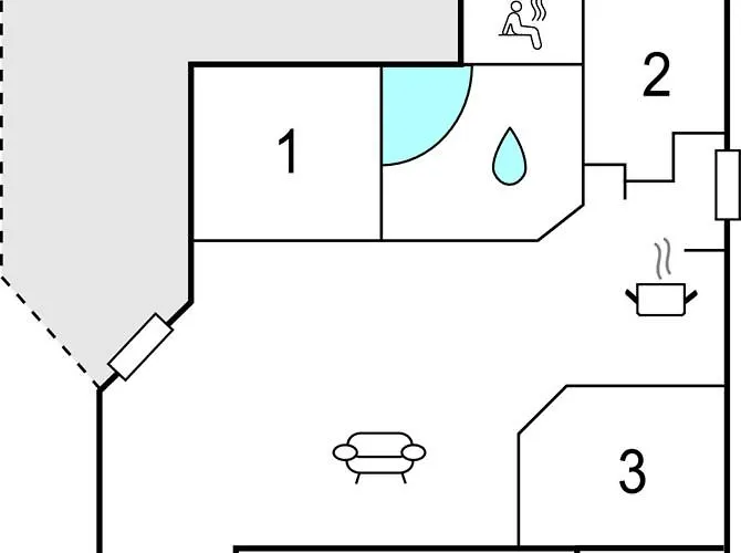 Three-bedroom In Rudkobing * Spodsbjerg